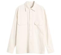 Universal Works Men's Sid Flannel CPO Shirt Ecru