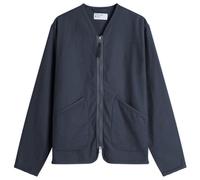 Universal Works Men's Slub Sateen Zip Liner Jacket Navy