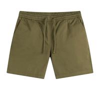 Universal Works Men's Twill Beach Shorts Light Olive Large
