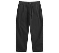 Universal Works Men's Twill Pleated Track Pant Black
