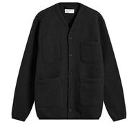 Universal Works Cardigan (Wool Fleece) - Black - Black / M