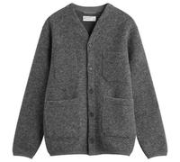 Universal Works Men's Wool Fleece Cardigan - Presented by END. Grey Marl Small