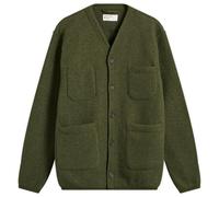 Universal Works Men's Wool Fleece Cardigan - Presented by END. Olive Large