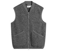 Universal Works Men's Wool Fleece Zip Waistcoat - Presented by END. Grey Marl