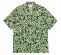 Universal Works Minari Shirt - Navy Artist Flower Lincot - 30173-NV MI