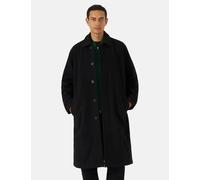 Universal Works Mowbray Wool Mac Coat - Black - Black / S