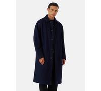 Universal Works Mowbray Wool Mac Coat - Navy Blue - Navy Blue / XL