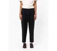Universal Works Pleated Track Pant (Italian Tweed) - Navy Blue - Navy Blue / 36