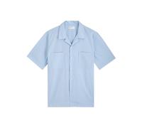 Universal Works Road Striped Cotton Shirt - Blue - M