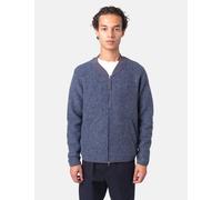 Universal Works Zip Bomber Jacket (Wool Fleece) - Slate Blue - Blue / L
