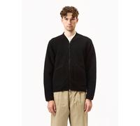 Universal Works Zip Bomber (Wool Fleece) - Black - Black / M