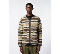Universal Works Zip Liner Jacket (Merino) - Fairisle Beige - Beige / S