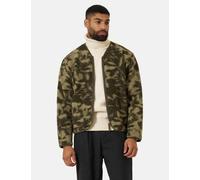 Universal Works Zip Liner Jacket (Studio Fleece) - Green/Pale Green - Green / XL
