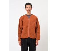 Universal Works Zip Liner Jacket (Wool Fleece) - Rust - Orange / M