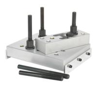 Universal Workshop Press Support Block - 250mm x 200mm Base Plate & 3 Bars