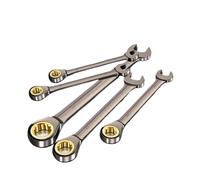 Universal Wrench Adjustable Torque 8-22mm Ratchet Spanner For Bicycle Motorcycle Car Repair Tools Mechanical Tool(8mm)