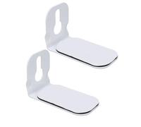 Universal Zinc Alloy Speaker Bar Wall Mount Bracket for - Secure Anti Slip Design for Enhanced Sound Experience - Fits HW A450 HW A550 A650 - Complete Installation Kit (White)