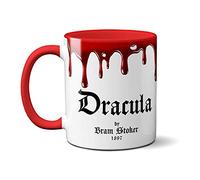 Universal Zone Dracula by Bram Stoker 11oz Ceramic Coffee Mug, Red, Literature, Halloween