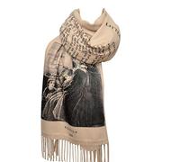 Universal Zone Little Women by Louisa M. Alcott Shawl Scarf Wrap, Beige, 72" x 26"