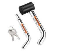 Universally 5/8 and 1 / 2inch Inch Trailer Coupler Receiver Suitable for Trucks Trailers Motorhome and Campers Secure Towing Truck Obstacle Security