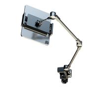 Universally Bedside Phone Holder Flexible Carbon Steel Arm Adjustable Clamp Lazy Long Arm Clamp Clip For Phone Gooseneck Cellphone Stand For Desk