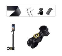 Universally Bike Motorcycle Handlebar Camera Mount For 28-38mm Handlebar Durability Aluminum Stable 360°Video Cycling Camera Holder