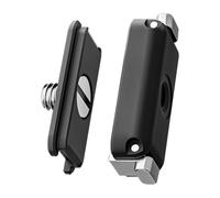 Universally Camera Quick Release Plate Heavy Duty Aluminum 8KG Load Capacity 1/4inch Top Cover Secure AntiSlip Surfaces Rotation Quick Release Camera Mount