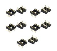 Universally DIP8 IC Socket Compatible for LM358 TL072 8pin Chip Ideal for Engineers Laboratories and Student Projects Gold Plated IC Testing Socket