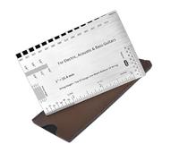 Universally Guitar Height Measuring Tool Accurate String Action Gauge For Basses & Acoustic Instruments Durability Guitar Tool