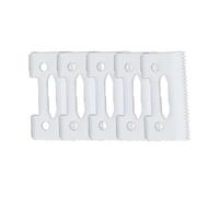 Universally Ramic Stagger Tooth Blade,Compatible For WAHL,Hair Clipper Ramic Movable Blade,Hair Clipper(110-WhiteX5)