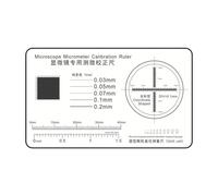 Universally Stage Micrometer 0.1mm Gradation for Various Microscopes Microscope Ideal for Calibration Work Ruler