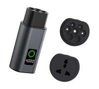 Universally V2L EVs Discharge Adapter for Outdoor Camping Emergencies Power Supply 4000W Output and Multi Protections Multifunctional EVs Discharge with Overload Protections for Outdoor Activity