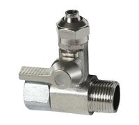 Universals 3 Way Plumbing Fitting for Double Appliance Installation 3/8x3/8x1/4Incha Threaded Copper Water Distributor Household Water Dispensing Fitting