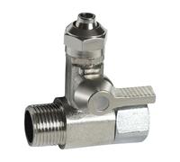 Universals 3 Way Plumbing Fitting for Double Appliance Installation 3/8x3/8x1/4Incha Threaded Copper Water Distributor Household Water Dispensing Fitting