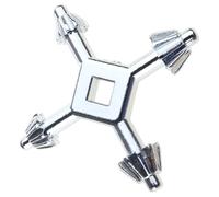 Universals 4 Head Drill Chucks Multipurpose Wrench 4 in 1 Electric Drill Chucks for Various Power Tool and Accessory