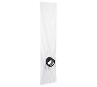 universals AC Window Kit - Waterproof Seal Cloth, Air Conditioner Baffle Panel | Casement Crank Window Sealing Insert, Adjustable Air Ventilation Barrier with Zipper Closure System for Tight Fit