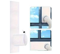 Universals Air Locks Window Seal Cloth Adjustable Air Conditioners Window Seal Set for Exhaust Hose Duct Enduring Conditioners Set