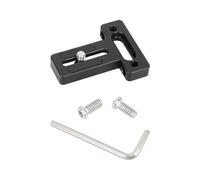Universals Camera Top Plate Base Plate with 1/4" Screw for Monitors Cage Mounting Metal Construction Toolless Installation Toolless Camera Cage Installation