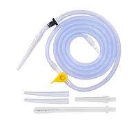 Universals Clyster Nozzle Colon Tube Replacement Bidet Clyster Hose with Tips, Controlled Water Flows Valves Enduring Bidet Hose with Tips