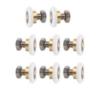 Universals Fit Nylons Rollers Compatibility with Multiple Sliding Shower Door Models Resistance Nylons Roller for Smooth Quiet Sliding Glass Shower Door Operations