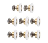 Universals Fit Nylons Rollers Compatibility with Multiple Sliding Shower Door Models Resistance Sliding Hardware