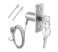 Universals Garages Door Emergencies Release Stainless Steel with and Cable for Manual Operations Heavy Type Cast Metal Garage