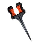 Universals Garden Hose Stabilizer with Alignment Frame, Black | Garden Hose Guide Spikes with Roller Ground Insert for Accurate Watering, Outdoor Yard, Flower Protects Plant