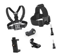 Universals Helmet Mount For Sports Cameras Elastics Nylons Headband With NonSlip Grip For Skiing Cycling Action Camera Head Mount
