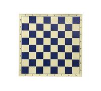 Universals Rolls Up PU Game Board Light Weight, Blue 34CM | Portable PU Chesses Board, Soft Rollable Chessboard, Student Adult, Educational Game, Enduring