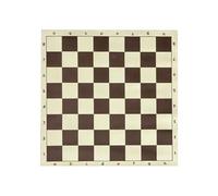 Universals Rolls Up PU Game Board Light Weight, Brown 34CM | Portable Soft Rollable Chesses Game Board, for Beginner, Chessboard Gift, Travel Chesses Board Mat, Enduring