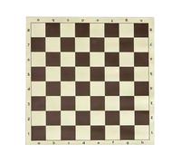 Universals Rolls Up PU Game Board Light Weight, Brown 43CM | Tournament Chesses Mat, Portable, Nonslip Soft Chessboard, Student Adults, Easy to Use, Educational Game