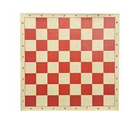 Universals Rolls Up PU Game Board Light Weight, Red 43CM | Tournament Chesses Mat, Light Weight, Nonslip Soft Chessboard, Student Adults, for Beginner