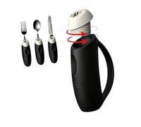 Universals Tableware Stabilizers Grip with AntiShake Design for Kitchen Bathroom Use Soft Silicone Handle for Weak Hand Ergonomic Eating Aid for Elderly