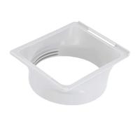Universals Thread Air Conditioners Exhaust Hose, Air Conditioners Exhaust Hose Connector, to Round Exhausts Hoses Adapter Thread Connector Airs Conditioning Coupler Converter Square to Round